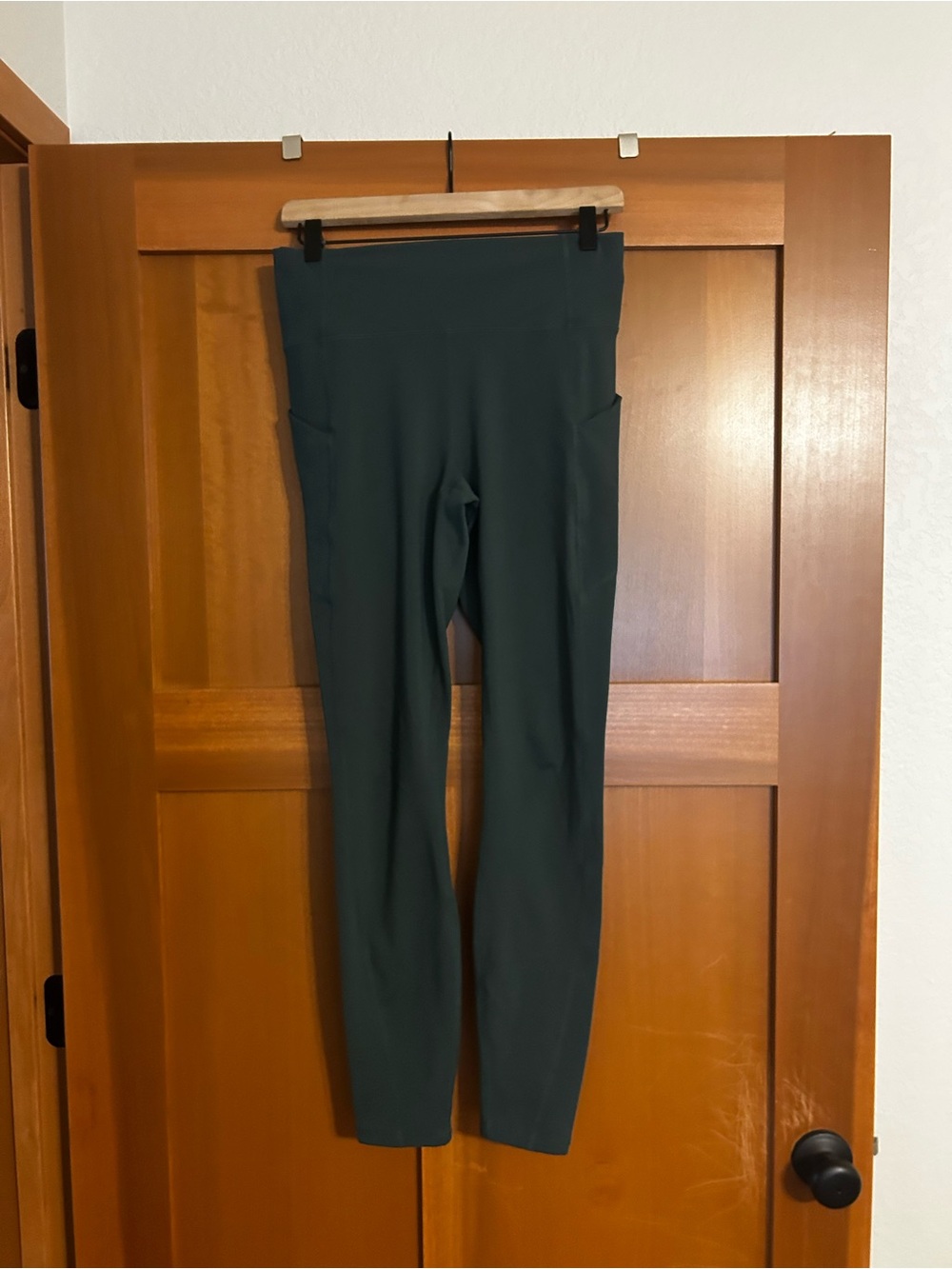 Fabletics PureLuxe High-Rise Leggings in Forest Green